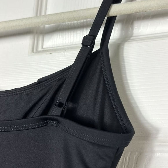 NWT Black Popilush Sleeveless Shaping Midi Dress built-in Bra Shapewear Snatched - Picture 9 of 14